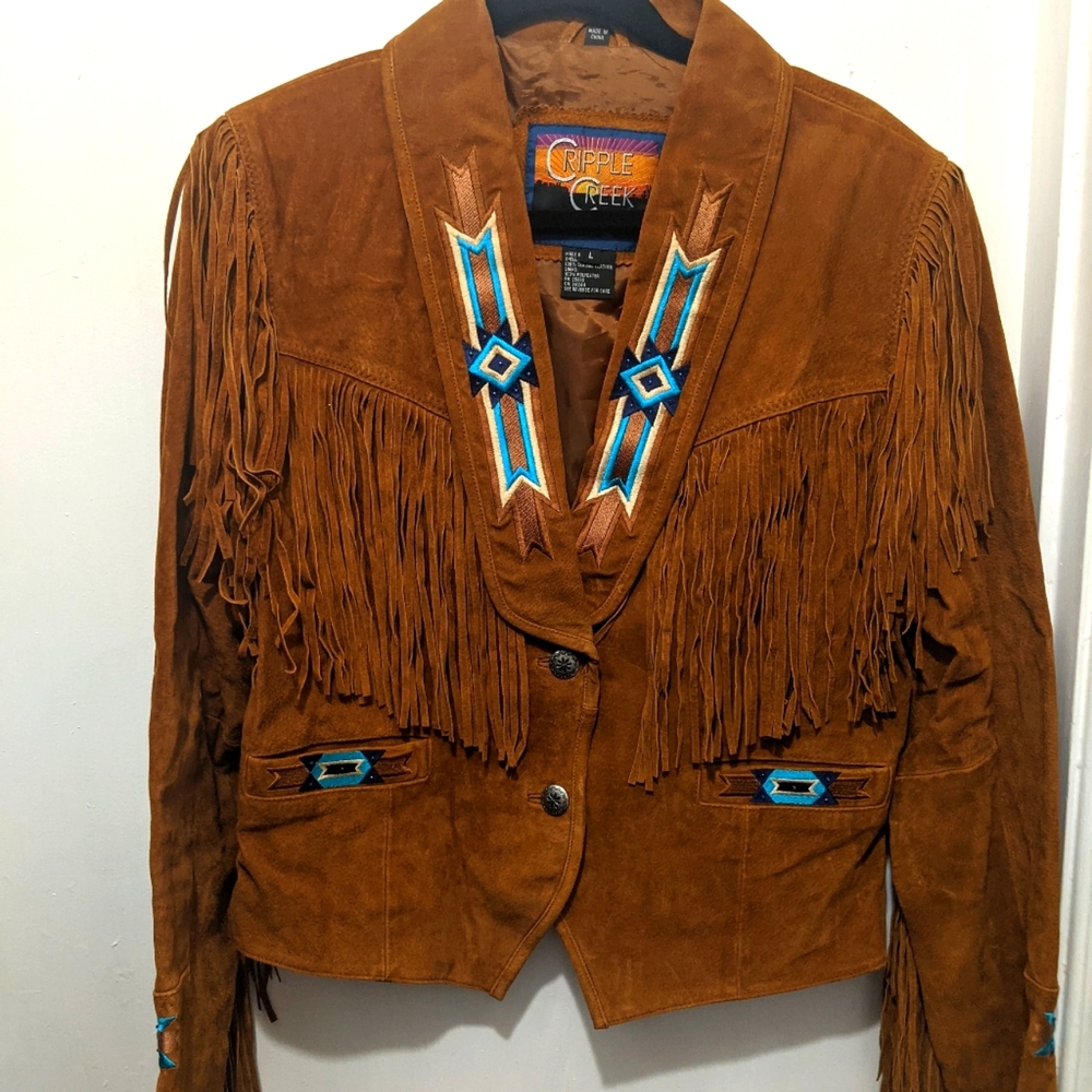 Vintage Suede Western Women's Jacket